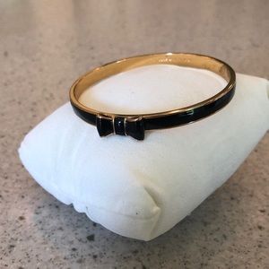 kate spade ♠️ black bow bracelet
